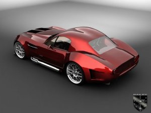 Bailey Blade Concept Car Poster Print on 10 mil Archival Satin Paper 16" x 12"