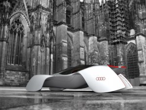 Audi Avatar Concept Car Poster Print on 10 mil Archival Satin Paper 20" x 15"