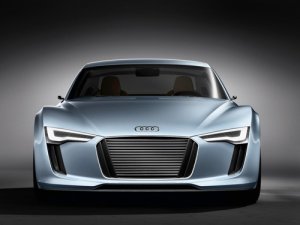 Audi e-tron 2010 Detroit Show Car Poster Print on 10 mil Archival Satin Paper 20" x 15"