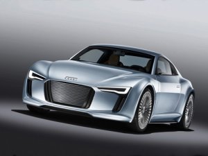 Audi e-tron 2010 Detroit Show Car Poster Print on 10 mil Archival Satin Paper 20" x 15"