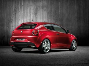 Alfa Romeo Mi.To Car Poster Print on 10 mil Archival Satin Paper 20" x 15"