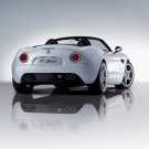 Alfa Romeo 8C Spyder Car Poster Print on 10 mil Archival Satin Paper 20" x 15"