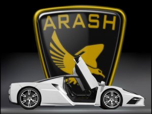 Arash AF10 Concept Car Poster Print on 10 mil Archival Satin Paper 20" x 15"