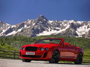 Bentley Continental Supersports Convert. Car Poster Print on 10 mil Archival Satin Paper 20" x 15"