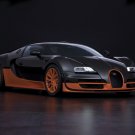 Bugatti Veyron Super Sport Car Poster Print on 10 mil Archival Satin Paper 16" x 12"