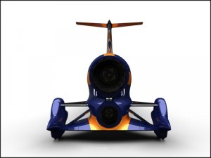 Bloodhound SSC Concept Car Poster Print on 10 mil Archival Satin Paper 16" x 12"