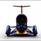 Bloodhound SSC Concept Car Poster Print on 10 mil Archival Satin Paper 20" x 15"