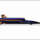 Bloodhound SSC Concept Car Poster Print on 10 mil Archival Satin Paper 20" x 15"