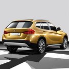 BMW X1 Concept Car Poster Print on 10 mil Archival Satin Paper 16" x 12"