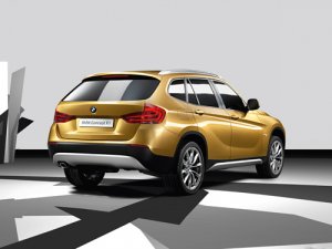 BMW X1 Concept Car Poster Print on 10 mil Archival Satin Paper 16" x 12"