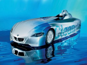 BMW H2R Hydrogen Race Car Poster Print 16" x 12"