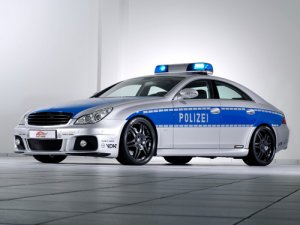Brabus Rocket Police Car Poster Print on 10 mil Archival Satin Paper 20" x 15"