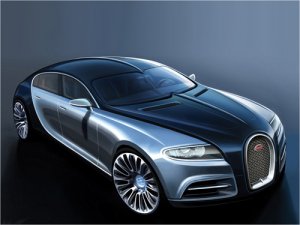 Bugatti 16 C Galibier Concept Car Poster Print on 10 mil Archival Satin Paper 16" x 12"