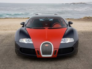 Bugatti Veyron Fbg par Hermes Car Poster Print on 10 mil Archival Satin Paper 16" x 12"
