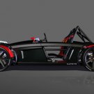 Burton Elementz Concept Car Poster Print on 10 mil Archival Satin Paper 16" x 12"