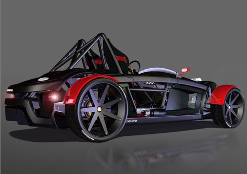 Burton Elementz Concept Car Poster Print on 10 mil Archival Satin Paper 16" x 12"