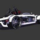 Burton Elementz Concept Car Poster Print on 10 mil Archival Satin Paper 20" x 15"