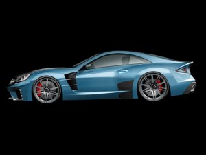 Carlsson C25 Car Poster Print on 10 mil Archival Satin Paper 16" x 12"