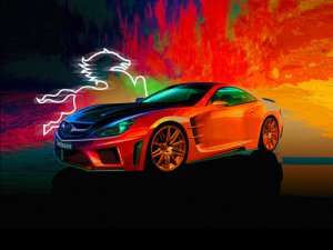 Carlsson C25 Car Poster Print on 10 mil Archival Satin Paper 16" x 12"
