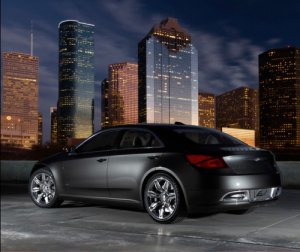 Chrysler 200C EV Concept Car Poster Print on 10 mil Archival Satin Paper 16" x 12"