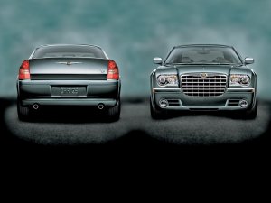 Chrysler 300C Car Poster Print on 10 mil Archival Satin Paper 16" x 12"