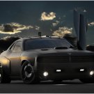 Dodge Air Force Challenger Vapor Car Poster Print on 10 mil Archival Satin Paper 16" x 12"