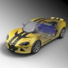 Dodge EV Concept Car Poster Print on 10 mil Archival Satin Paper 16" x 12"
