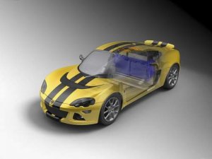 Dodge EV Concept Car Poster Print on 10 mil Archival Satin Paper 16" x 12"