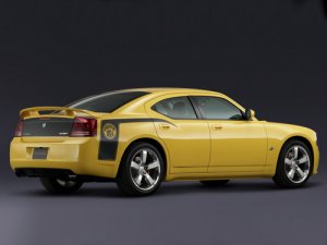 Dodge Charger SRT8 Super Bee Car Poster Print on 10 mil Archival Satin Paper 16" x 12"