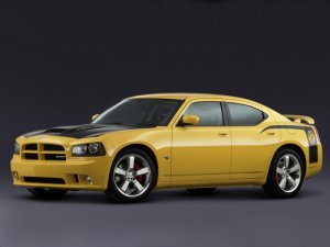 Dodge Charger SRT8 Super Bee Car Poster Print on 10 mil Archival Satin Paper 20" x 15"