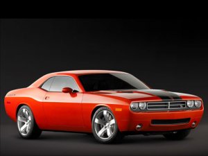 Dodge Challenger Concept Car Poster Print on 10 mil Archival Satin Paper 16" x 12"