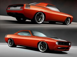 Racer X Design Cuda AAR 2010 Car Poster Print on 10 mil Archival Satin Paper 16" x 12"