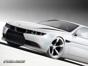 Racer X Design BMW RZ-M6 Poster Print on 10 mil Archival Satin Paper 16" x 12"