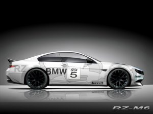 Racer X Design BMW RZ-M6 Poster Print on 10 mil Archival Satin Paper 16" x 12"