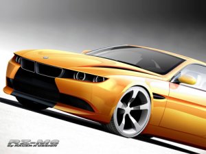 Racer X Design BMW RZ-M6 Poster Print on 10 mil Archival Satin Paper 20" x 15"