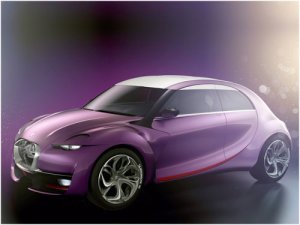 Citroen REVOLTe Concept Car Poster Print on 10 mil Archival Satin Paper 16" x 12"