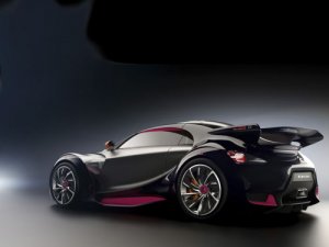 Citroen Survolt Concept Car Poster Print on 10 mil Archival Satin Paper 20" x 15"