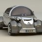 Citroen C2V Concept Car Poster Print on 10 mil Archival Satin Paper 16" x 12"