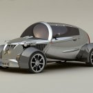 Citroen C2V Concept Car Poster Print on 10 mil Archival Satin Paper 16" x 12"