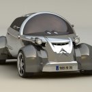 Citroen C2V Concept Car Poster Print on 10 mil Archival Satin Paper 20" x 15"