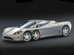 Covini C6W Car Poster Print on 10 mil Archival Satin Paper 20" x 15"