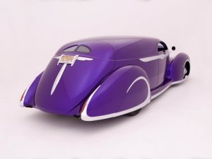 Deco Rides Deco Liner Concept Car Poster Print on 10 mil Archival Satin Paper 16" x 12"
