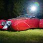 Deco Rides Boattail Speedster Car Poster Print on 10 mil Archival Satin Paper 16" x 12"