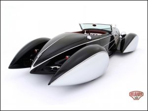Delahaye USA Bella Figura Bugnotti 57S Car Poster Print on 10 mil Archival Satin Paper 16" x 12"
