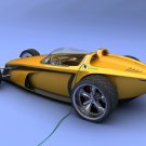 Delithium Concept Car Poster Print on 10 mil Archival Satin Paper 16" x 12"