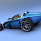 Delithium Concept Car Poster Print on 10 mil Archival Satin Paper 16" x 12"