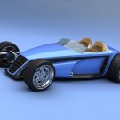 Delithium Concept Car Poster Print on 10 mil Archival Satin Paper 20" x 15"