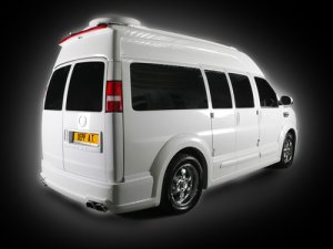 Depp Auto Tuning Chevrolet Express Platinum Car Poster Print on 10 mil Archival Satin Paper 16"x12"