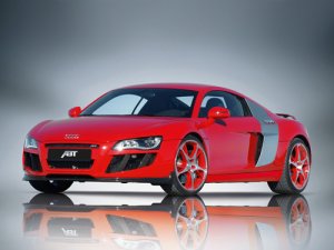 ABT Audi R8 V10 Car Poster Print on 10 mil Archival Satin Paper 20" x 15"