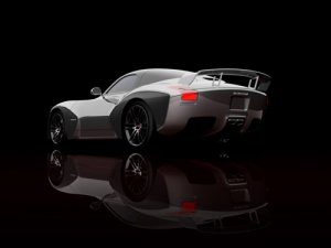 Devon GTX Concept Car Poster Print on 10 mil Archival Satin Paper 20" x 15"